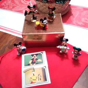 Collection of Vintage Mickey Mouse Figures
